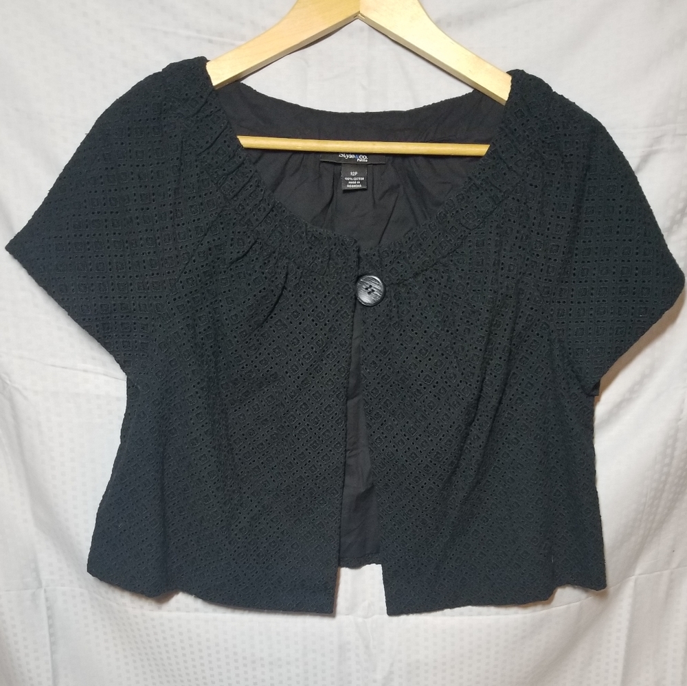 Style & co Cropped Jacket